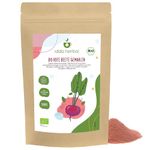 Organic Beetroot Powder (500g, 1.1lb), Ground Beetroot, 100% Natural, Gently Ground, Without additives, Vegan, Gluten-Free