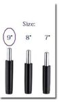 BiMi Black 9" Straight Gas Lift for an Office Chair