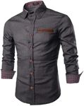 COOFANDY Mens Casual Shirts Long Sl