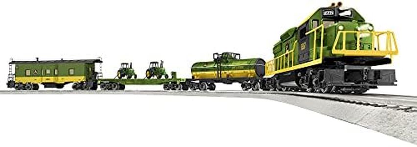 John Deere GP38 Freight LionChief Electric O Gauge Bluetooth 5.0 Train Set with Remote