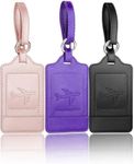 Teskyer Pack of 3 Luggage Tags, PU 