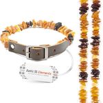 Amber Collar for Dogs and Cats Against Ticks, Natural Tick Protection with Amber Chain as a Tick Collar, Amber Collar for Large and Small Dogs Also Cats Alternative Tick Agent