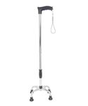 PHYSIQO® Walking Stick for Seniors, Adults, Disabled | Foldable Adjustable Walking Cane Stick | Anti-Slip Base | Lightweight Durable CRC Pipe with Chrome Plating | Orthopedic Patient Support Stick