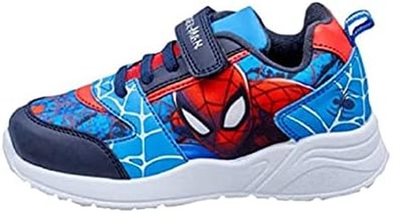 Marvel Boys Spider-Man Trainers, Blue, Size 7-2, Blue, 11 US