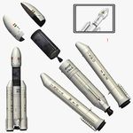 Mark Web Combo Ready Realistic 3D Model Rocket of India, LVM3-M4, Chandrayaan 3, ISRO Satellite Launch Vehicle, Geosynchronous Satellite Launch Vehicle (Multicolor)