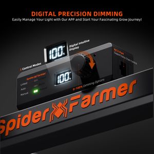 SPIDER FARMER G3000 LED Grow Light 300W – Dimmable Full Spectrum, 3x3ft Coverage