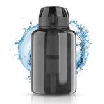 HappyBody Water Filter Bottle, 1.2L – Advanced Filtration Removes Viruses, Bacteria, Heavy Metals & Microplastics, BPA-Free, Leak-Proof for Travel, Gym & Hiking, 200L Long-Lasting Filter