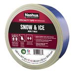 Nashua Polyethylene Coated Cloth Snow and Ice Premium Duct Tape, 12 mil Thick, 50 m Length, 48 mm Width, Blue