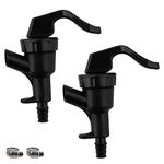 MRbrew 2 Pieces Draft Plastic Picnic Beer Faucet Home Brewing Spigot Keg Tap for Homebrew Hose