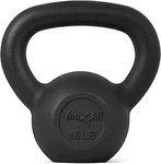 Yes4All Solid Cast Iron Kettlebell 