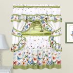 Achim Home Furnishings Butterflies Cottage Set - 57x36 - Green