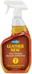 Farnam Leather New Easy-Polishing Glycerine Saddle Soap and Leather Saddle Cleaner, Protects and Preserves Leather, Cleans, Conditions and Polishes, 32 Oz.