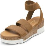 Athlefit Women's Wedge Sandals Plat