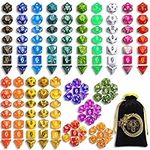 DND Dice Set, 140PCS Polyhedral Gam