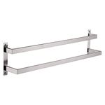 KOKOSIRI Bath Towel Bars 32 Inches Bathroom 2-Tiers Ladder Towel Rails Towel Holders Wall Mounted Towels Shelves Rack Brushed Stainless Steel, B5008BR-L32