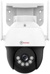 Trueview 3Mp HD 4G SIM Based Pan Tilt CCTV Camera, Outdoor Indoor Security Camera, Water Proof, 2 Way Talk, Cloud Storage, Motion Detect, Supports SD Card Up to 256 GB, Color Night Vision, Alexa