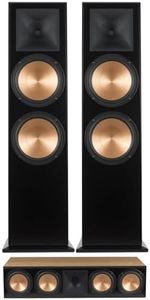 Klipsch RF-7 III Cherry Wood Furniture Made Floorstanding Speaker Pair with a Klipsch RC-64 III Cherry Wood Furniture Made Center Channel Speaker (2017)