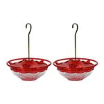 Aspects Mini HummBlossom Hummingbird Feeder, 4 oz, Rose (2-Pack)