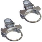 Chain Link Fence "Bull Dog" Commercial Duty Gate Hinge (4" Post - 1-5/8 & 1-7/8" Gate Frames - 2 Pack)