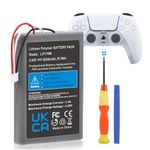 Hisewen PS5 Controller Battery Replacement, 2650mAh LIP1708 Battery for Sony PlayStation 5 PS5 DualSense CFI-ZCT1W Wireless Controller