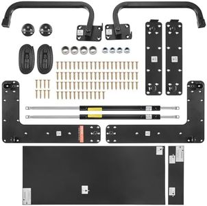 VEVOR Twin Deluxe Murphy Bed Kit, 2055 x 1175 x 2080 mm, DIY Wall Bed, Pneumatic Lever Support, Black