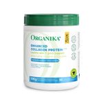 Organika Canadian-Made Enhanced Collagen Powder - for Healthy Hair, Skin, Nails, and Joints. Hydrolyzed Protein Peptides for Better Absorption- Grass-Fed, Non-GMO- Unflavoured- 500g