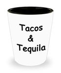 Mexican Tequila Shot Glasses - Tacos & Tequila - Shot Glass Premium Gifts Ideas