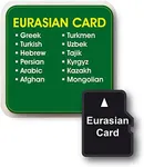 Franklin Eurasian Language Add On Card for Franklin LV4-D,Greek, Turkish, Hebrew, Persian, Arabic, Afghan, Turkmen, Uzbek, Tajik, Kyrgyz, Kazakh,and Mongolian