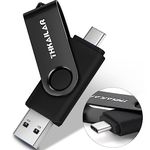 THKAILAR 512GB Flash Drive 2 in 1 USB Flash Dive with Type C &Type A Ports, Thumb Drive, USB Stick for Android Phone/Tablet/PC/MacBook Pro/Air