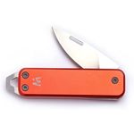 Whitby Pocket Knife, 1.75" Survival Stainless Steel Folding Knives UK Legal Sprint Candy Red Finish, Stylish High Performance, Non Locking EDC Blade, Portable for Camping Hiking Backpacking