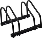 Bicycle Floor Type Parking Rack Stand - for Mountain MTB and Road Bike Indoor Garage Storage (2 Bike Rack)