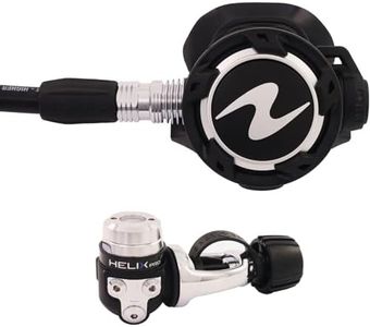 Aqualung Helix Pro Dive Regulator | Scuba Diving Regulator Set w/Auto Closure Device & Cold Water Dry Chamber | Balanced Diaphragm First Stage & Pneumatically Balanced Second Stage, w/Yoke Connector