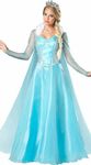 Adult Ladies Frozen Ice Queen Elsa Costumes M-XL (XX Large)