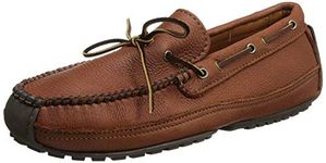 Minnetonka Men 758 Moosehide Weekend Moc Mocassins, Brown (Carmel), 9 UK