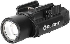 OLIGHT PL-PRO Valkyrie 1500 Lumens Rechargeable Tactical Flashlight with Strobe, Rail Mount Light with NW LED, Weaponlight Powered by Battery with Max Throw 280 Meters (Black)