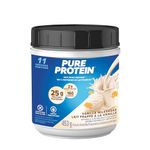 Pure Protein Whey Protein Powder - High Protein (25 g/scoop), Low Sugar (2 g/scoop), Gluten Free - Fast-Acting Formula, Vanilla, 453g (Packaging May Vary)