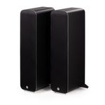 Q ACOUSTICS M40 Bluetooth Powered Floor standing Speakers HD Wireless Music Home Cinema Surround Sound System Black – Tweeter 22mm, Mid Bass/Driver 2x 125mm, Freq. Response 38 Hz – 22 kHz