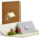 Pop Up Gift Voucher Camping, Birthday Card, Voucher for Camping, Father's Day Gifts, Gift Ideas for Birthday, H21