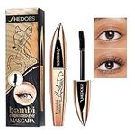 Mascara Black 5X Volumizing,Lengthening,Waterproof Mascara,Long-lasting Natural Curl Mascara,Hypoallergenic Volumising Mascara,Non-Flaking,Non-Smudge,Long Lasting All Day