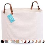 OrganiHaus White Large Baskets for 