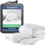 Snuggledown Luxury Goose Feather & Down Double Duvet 13.5 Tog - Ethically Sourced 85:15 Blend, All Seasons 4.5 + 9 Tog Combination Quilt | UK-Made, Cotton Cover, Washable (200 x 200cm)
