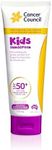 Cancer Council Kids Sunscreen SPF 50+ - Cancer Council Sunscreen, 110ml - Water-Resistant, Paraben-Free, UVA/UVB Protection, Hypoallergenic, Supports Cancer Research