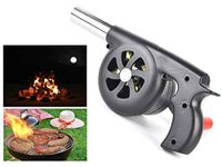 CMLLING Large Outdoor Hand-Cranked Combustion Blower,Manual BBQ Blower, for Camping/Picnic/Outdoor Acativities.