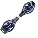 RipStik Caster Board Skateboard, Compact and Lightweight rip Stick Skateboard with 360-degree Casters and Illuminating Wheels for More Excitement, Durable Twistboard for Teenagers and Adults (F)