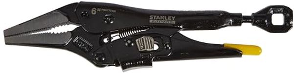 STANLEY FMHT0-75438 150 mm Fatmax Locking Mole Grip Long Nose Pliers - Black