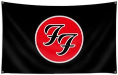 DEIMUGL Foo Flag Fighters Rock Music Band Banner 3x5ft Garage Man Cave Tapestry