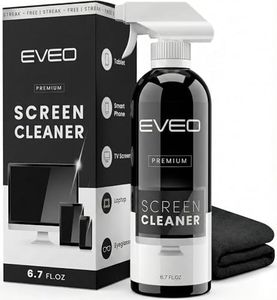 EVEO Screen Cleaner Spray - Large Screen Cleaner Bottle - TV Screen Cleaner, Computer Screen Cleaner, for Laptop, Phone, Ipad - Computer Cleaning kit Electronic Cleaner (1 Pack)