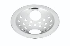 CHILLY-S Stainless Steel Floor Drain Cover – 5" (127mm) Jali/Grating with Pisto Gypsy Double Hole for Bathrooms, Kitchens, and Open Areas