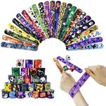 24 Pcs Slap Bands for Kids Party Ba