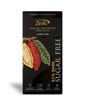 ZEVIC Sugar Free Chocolate with 85% Dark Chocolate | Classic Cocoa Belgian Dark Chocolate Bar | Natural Stevia Chocolate | Diabetic Chocolate | Keto Chocolate | Vegan Diet Healthy Chocolate, 90 grams